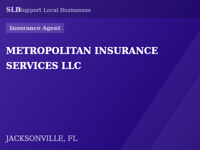 METROPOLITAN INSURANCE SERVICES LLC — Insurance Agent in JACKSONVILLE, FL