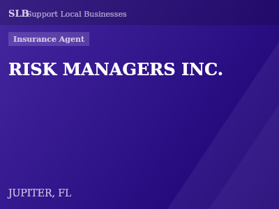 RISK MANAGERS INC. — Insurance Agent in JUPITER, FL