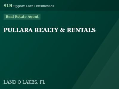 PULLARA REALTY & RENTALS — Real Estate Agent in LAND O LAKES, FL