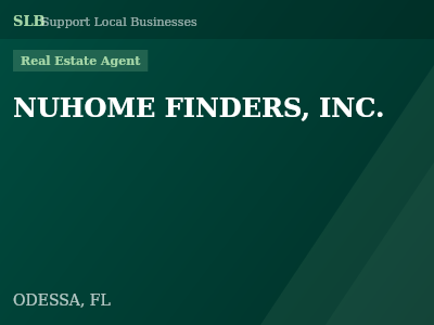 NUHOME FINDERS, INC. — Real Estate Agent in ODESSA, FL