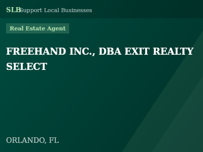 FREEHAND INC., DBA EXIT REALTY SELECT — Real Estate Agent in ORLANDO, FL