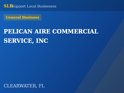 PELICAN AIRE COMMERCIAL SERVICE, INC — General Business in CLEARWATER, FL