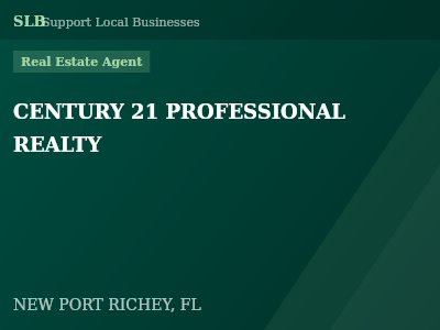CENTURY 21 PROFESSIONAL REALTY — Real Estate Agent in NEW PORT RICHEY, FL