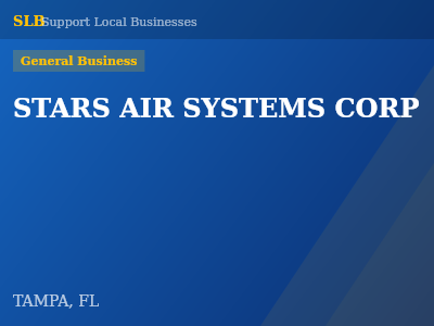 STARS AIR SYSTEMS CORP — General Business in TAMPA, FL