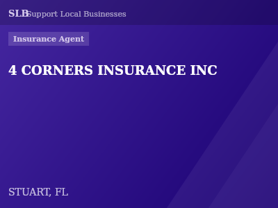 4 CORNERS INSURANCE INC — Insurance Agent in STUART, FL