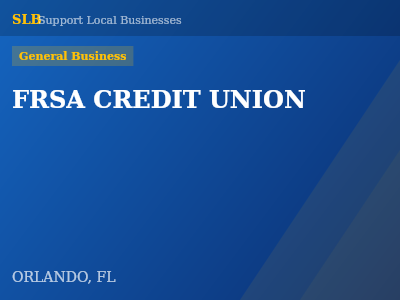 FRSA CREDIT UNION — General Business in ORLANDO, FL