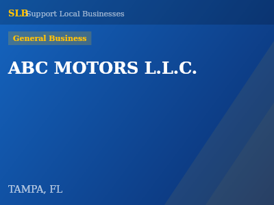 ABC MOTORS L.L.C. — General Business in TAMPA, FL