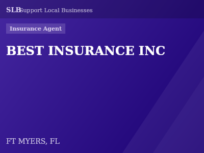 BEST INSURANCE INC — Insurance Agent in FT MYERS, FL