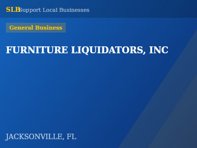 FURNITURE LIQUIDATORS, INC — General Business in JACKSONVILLE, FL
