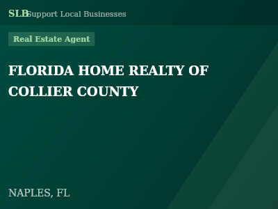 FLORIDA HOME REALTY OF COLLIER COUNTY — Real Estate Agent in NAPLES, FL