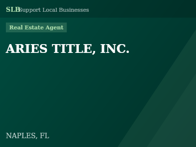 ARIES TITLE, INC. — Real Estate Agent in NAPLES, FL