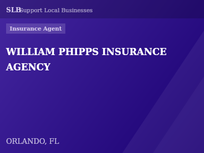 WILLIAM PHIPPS INSURANCE AGENCY — Insurance Agent in ORLANDO, FL