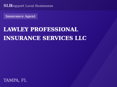 LAWLEY PROFESSIONAL INSURANCE SERVICES LLC — Insurance Agent in TAMPA, FL