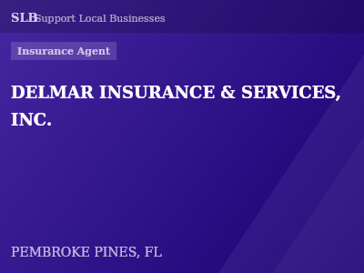 DELMAR INSURANCE & SERVICES, INC. — Insurance Agent in PEMBROKE PINES, FL