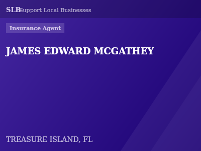 JAMES EDWARD MCGATHEY — Insurance Agent in TREASURE ISLAND, FL