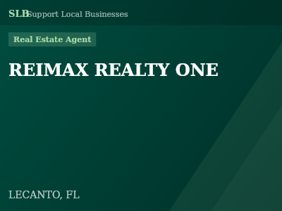 REIMAX REALTY ONE — Real Estate Agent in LECANTO, FL