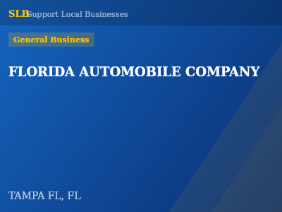 FLORIDA AUTOMOBILE COMPANY — General Business in TAMPA FL, FL