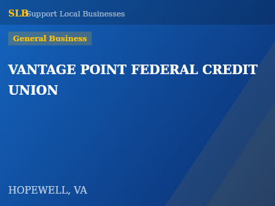VANTAGE POINT FEDERAL CREDIT UNION — General Business in HOPEWELL, VA
