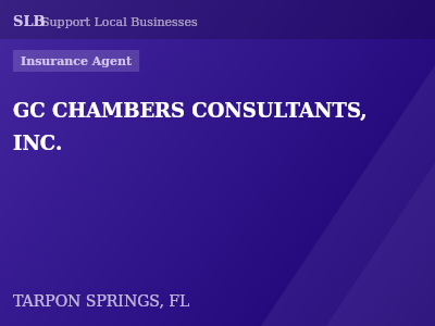 GC CHAMBERS CONSULTANTS, INC. — Insurance Agent in TARPON SPRINGS, FL