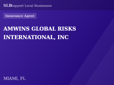 AMWINS GLOBAL RISKS INTERNATIONAL, INC — Insurance Agent in MIAMI, FL