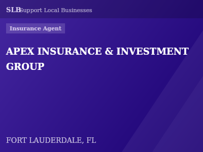 APEX INSURANCE & INVESTMENT GROUP — Insurance Agent in FORT LAUDERDALE, FL