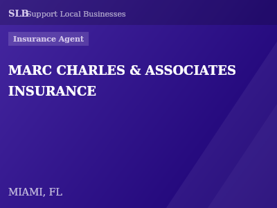 MARC CHARLES & ASSOCIATES INSURANCE — Insurance Agent in MIAMI, FL
