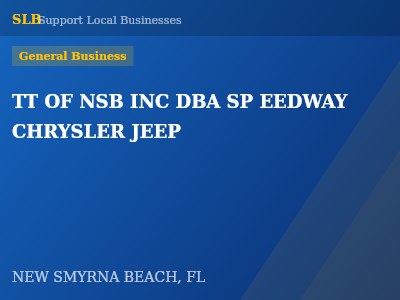 TT OF NSB INC DBA SP EEDWAY CHRYSLER JEEP — General Business in NEW SMYRNA BEACH, FL