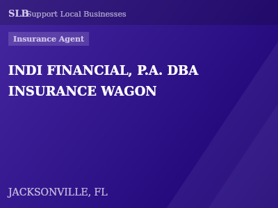 INDI FINANCIAL, P.A. DBA INSURANCE WAGON — Insurance Agent in JACKSONVILLE, FL