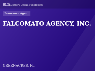 FALCOMATO AGENCY, INC. — Insurance Agent in GREENACRES, FL