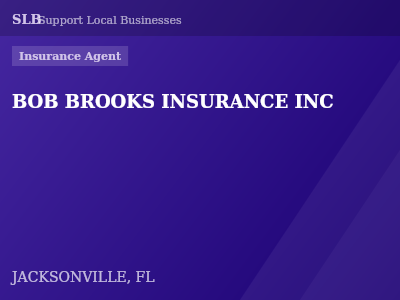 BOB BROOKS INSURANCE INC — Insurance Agent in JACKSONVILLE, FL