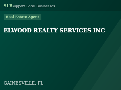ELWOOD REALTY SERVICES INC — Real Estate Agent in GAINESVILLE, FL
