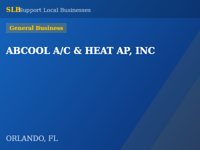 ABCOOL A/C & HEAT AP, INC — General Business in ORLANDO, FL