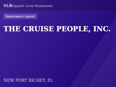 THE CRUISE PEOPLE, INC. — Insurance Agent in NEW PORT RICHEY, FL