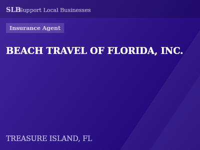 BEACH TRAVEL OF FLORIDA, INC. — Insurance Agent in TREASURE ISLAND, FL