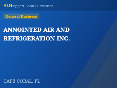 ANNOINTED AIR AND REFRIGERATION INC. — General Business in CAPE CORAL, FL