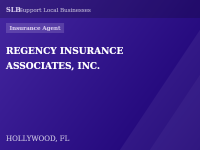 REGENCY INSURANCE ASSOCIATES, INC. — Insurance Agent in HOLLYWOOD, FL