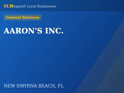 AARON'S INC. — General Business in NEW SMYRNA BEACH, FL