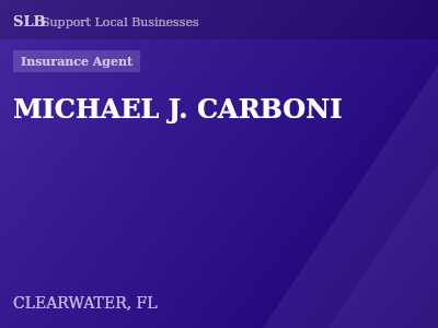 MICHAEL J. CARBONI — Insurance Agent in CLEARWATER, FL