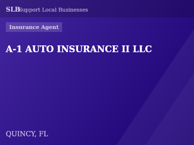 A-1 AUTO INSURANCE II LLC — Insurance Agent in QUINCY, FL