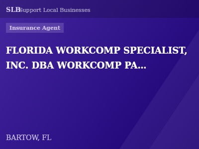 FLORIDA WORKCOMP SPECIALIST, INC. DBA WORKCOMP PARTNERS — Insurance Agent in BARTOW, FL
