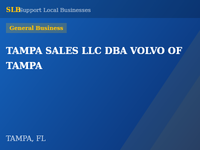 TAMPA SALES LLC DBA VOLVO OF TAMPA — General Business in TAMPA, FL
