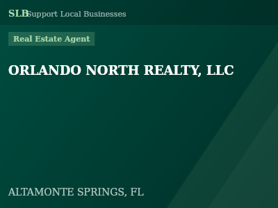 ORLANDO NORTH REALTY, LLC — Real Estate Agent in ALTAMONTE SPRINGS, FL