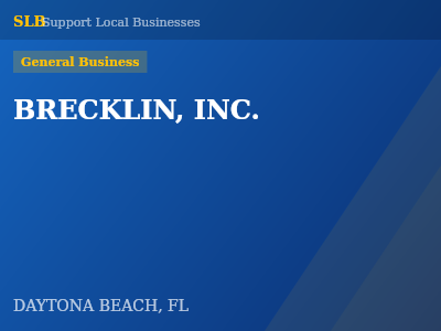 BRECKLIN, INC. — General Business in DAYTONA BEACH, FL