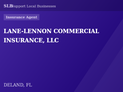 LANE-LENNON COMMERCIAL INSURANCE, LLC — Insurance Agent in DELAND, FL