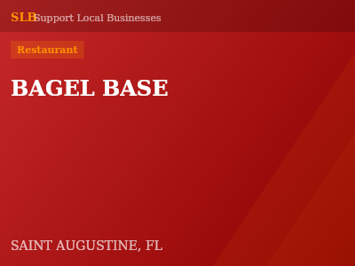 BAGEL BASE — Restaurant in SAINT AUGUSTINE, FL