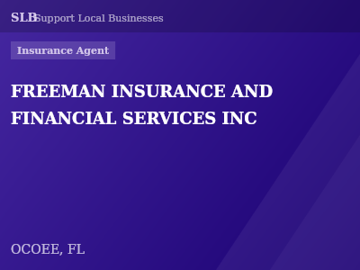 FREEMAN INSURANCE AND FINANCIAL SERVICES INC — Insurance Agent in OCOEE, FL
