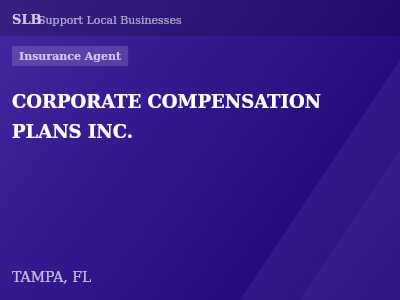 CORPORATE COMPENSATION PLANS INC. — Insurance Agent in TAMPA, FL