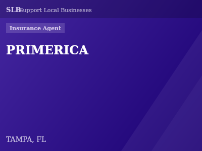 PRIMERICA — Insurance Agent in TAMPA, FL