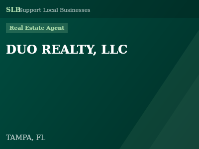 DUO REALTY, LLC — Real Estate Agent in TAMPA, FL