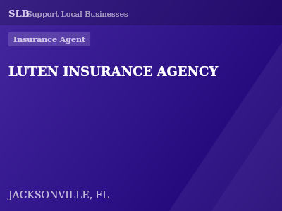 LUTEN INSURANCE AGENCY — Insurance Agent in JACKSONVILLE, FL